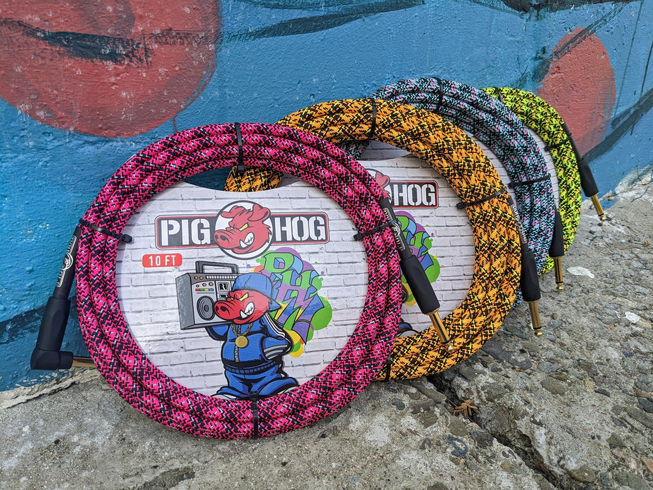 Pig Hog Graffiti Series Instrument Cables