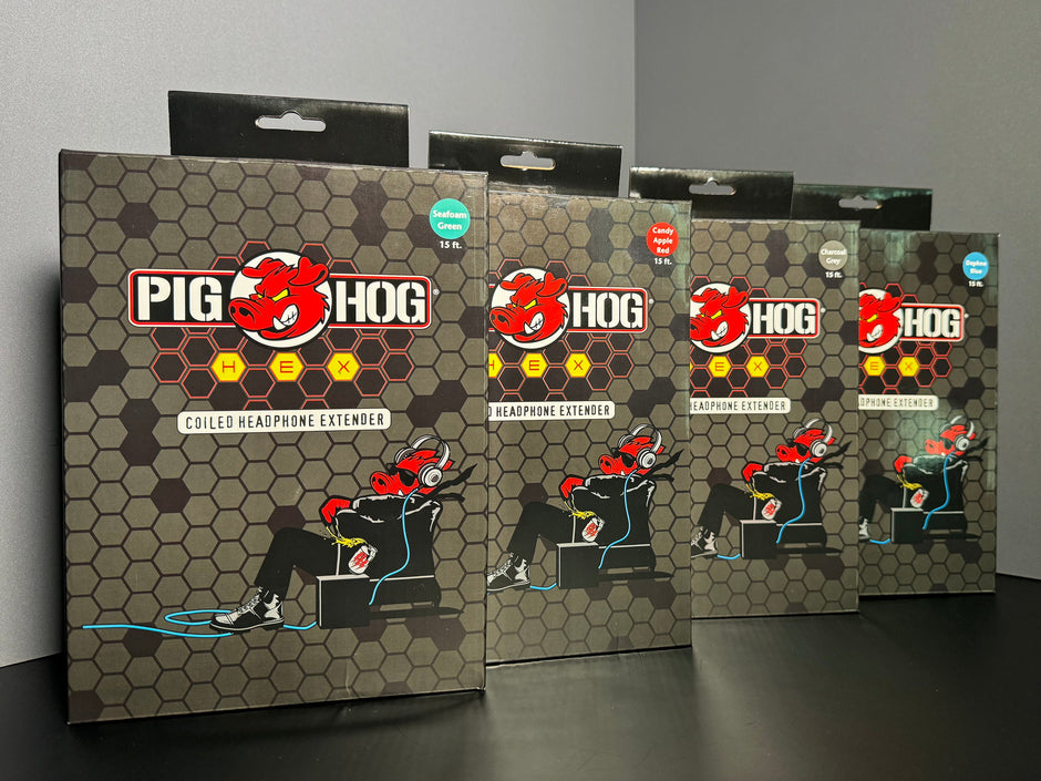 Hex Series Coiled Headphone Extension Cables