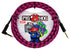 Pig Hog "Pink Graffiti" Instrument Cable, 10ft Right Angle