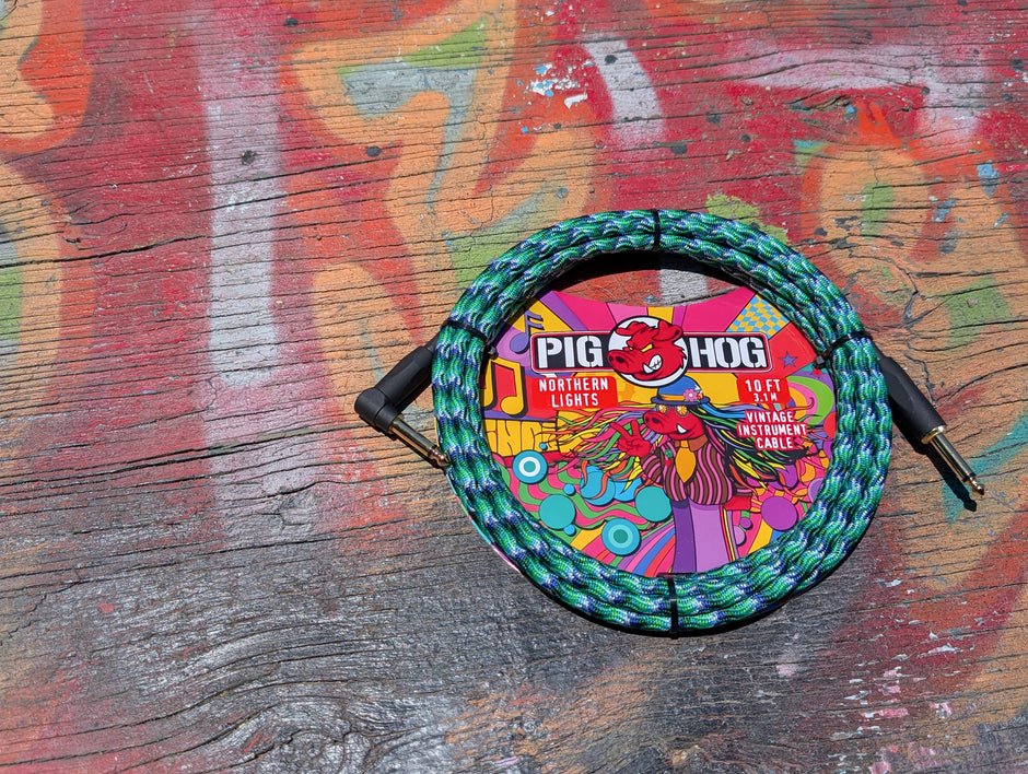 Pig Hog "Northern Lights" Instrument Cable, 10ft
