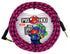 Pig Hog "Pink Graffiti" Instrument Cable, 20ft Right Angle