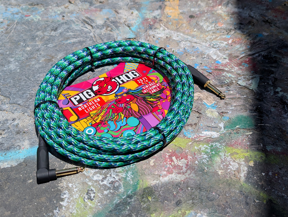 Pig Hog "Northern Lights" Instrument Cable, 20ft