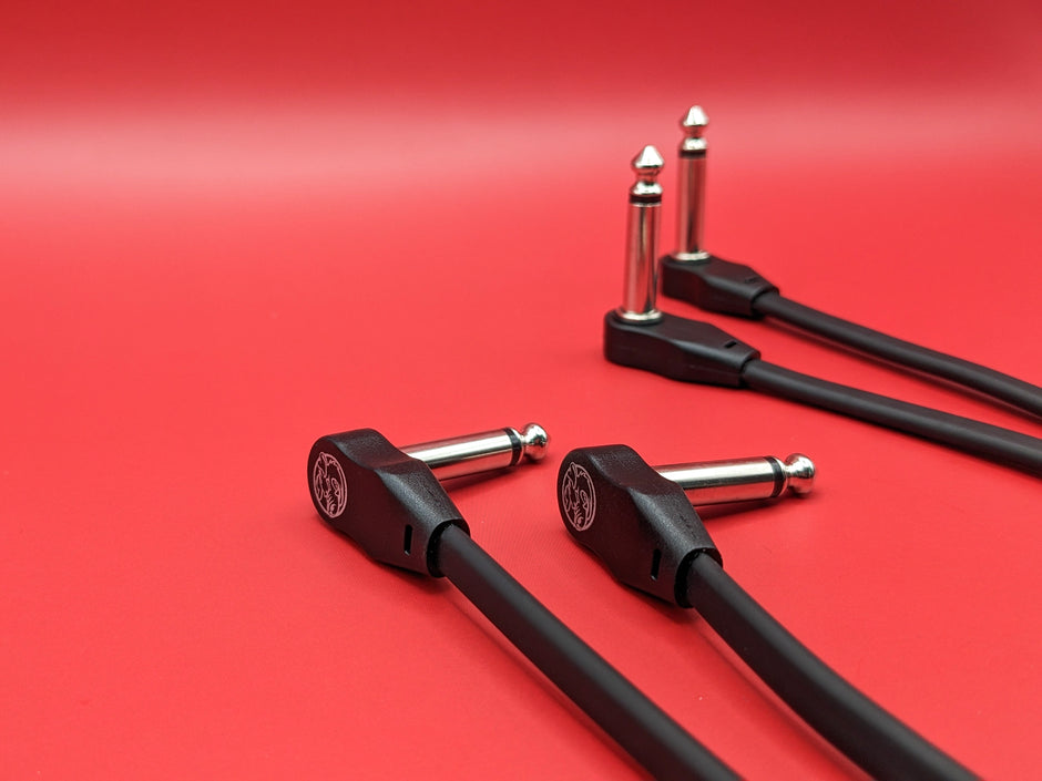 Pig Hog Lil Pigs 3ft Low Profile Patch Cables - 2 pack