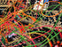 4 pk 12" mono patch cables (Neon orange, neon green, neon yellow, neon pink)