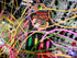 4 pk 48" mono patch cables (Neon orange, neon green, neon yellow, neon pink)
