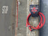 Pig Hog Lil Pigs 2ft Low Profile Patch Cables - 2 pack, Candy Apple Red
