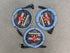 Pig Hog Hex Series Right Angle Mic Cable, 10ft - Daphne Blue