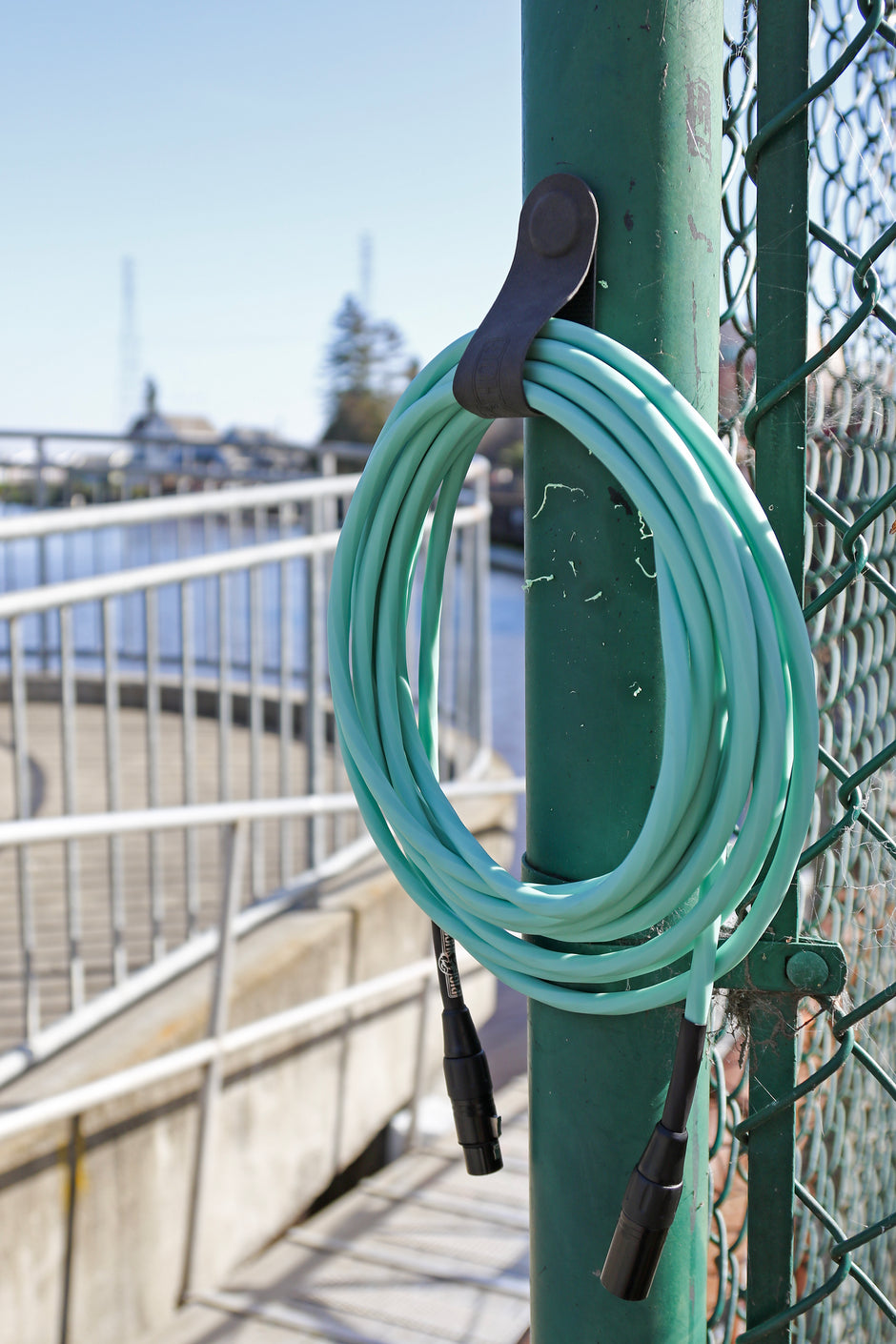 Pig Hog Hex Series Mic Cable, 20ft - Seafoam Green