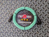 Pig Hog Hex Series Right Angle Mic Cable, 10ft - Seafoam Green
