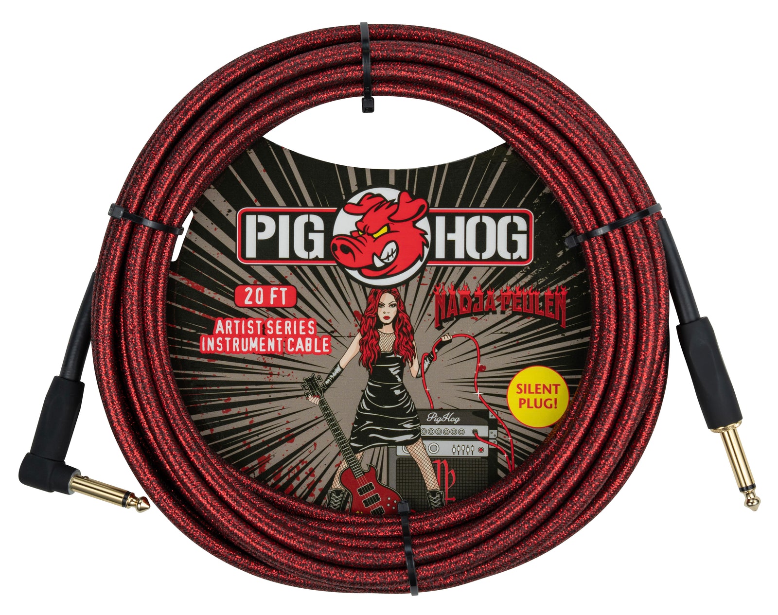 Nadja Peulen Artist Series Instrument Silent R-Angle Cable 20ft