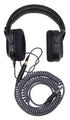 Hex Coiled Headphone Extension Cable, 1/4" - 15ft - Charcoal Grey