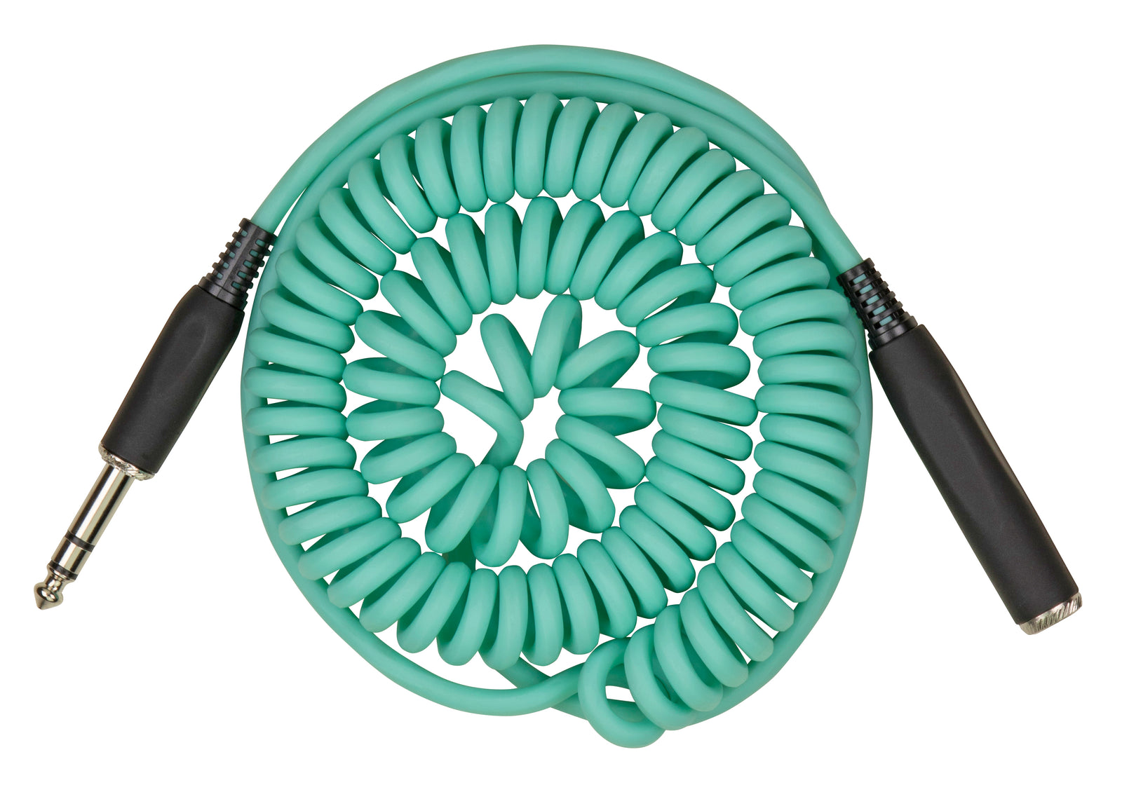 Hex Coiled Headphone Extension Cable, 1/4