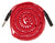 Hex Coiled Headphone Extension Cable, 1/4" - 25ft - Candy Apple Red