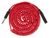 Hex Coiled Headphone Extension Cable, 1/4" - 25ft - Candy Apple Red