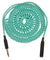 Hex Coiled Headphone Extension Cable, 1/4" - 25ft - Seafoam Green