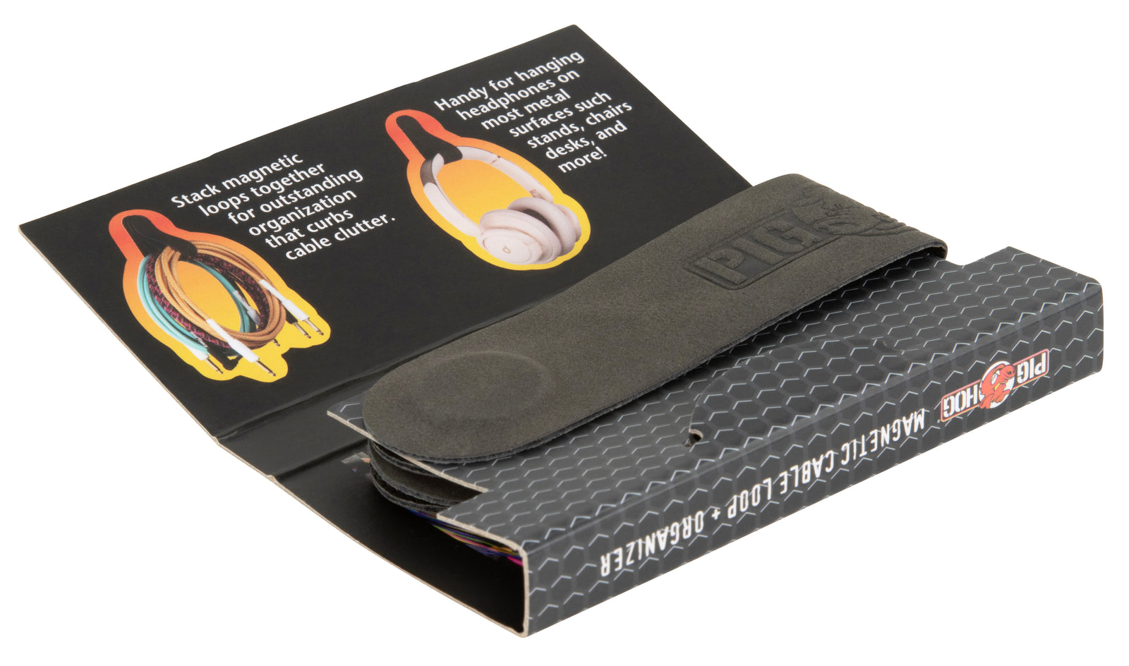 Pig Hog Magnetic Cable Organizer - 2 Pack