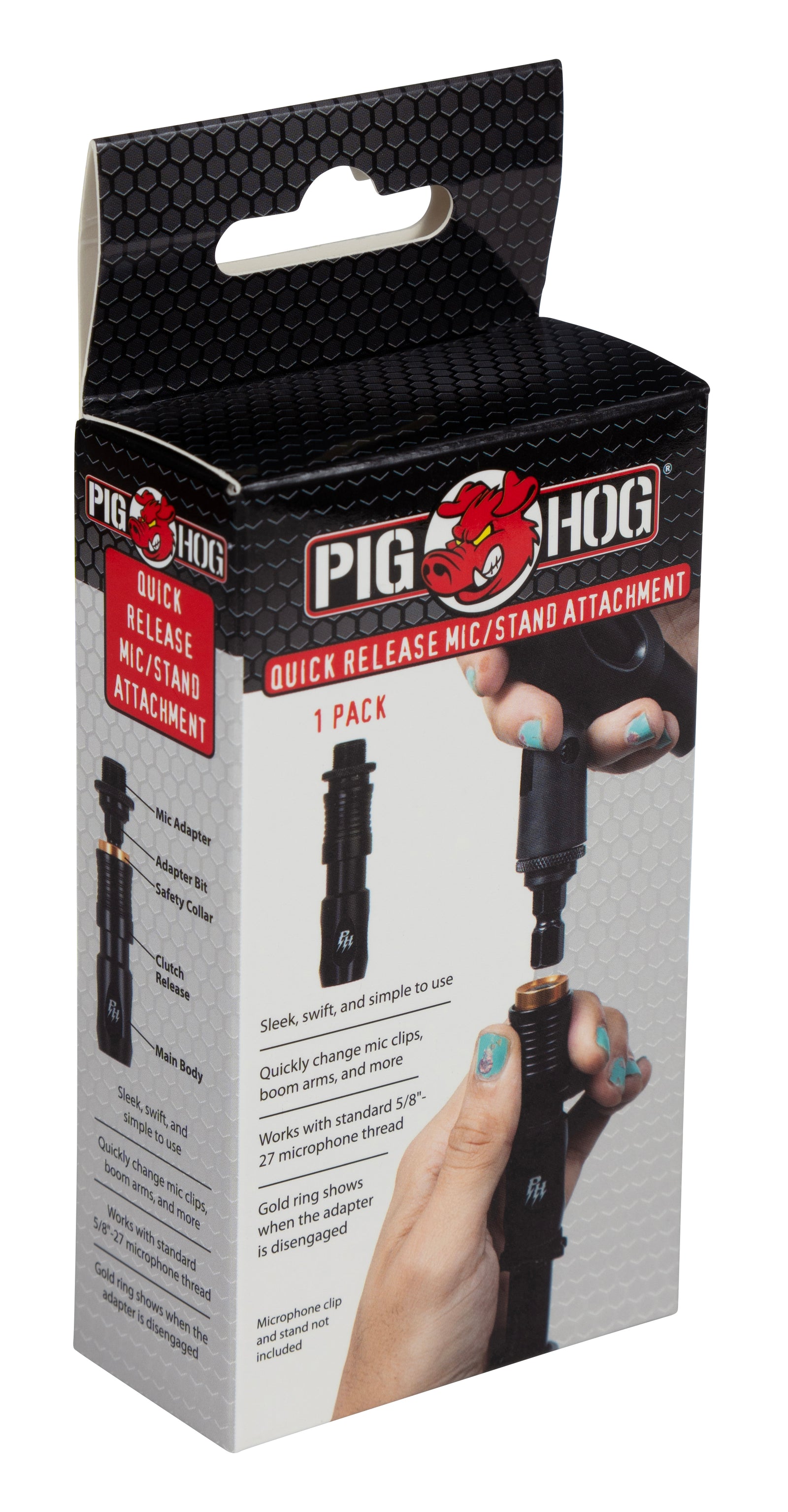 Pig Hog Microphone Quick Release Adapter