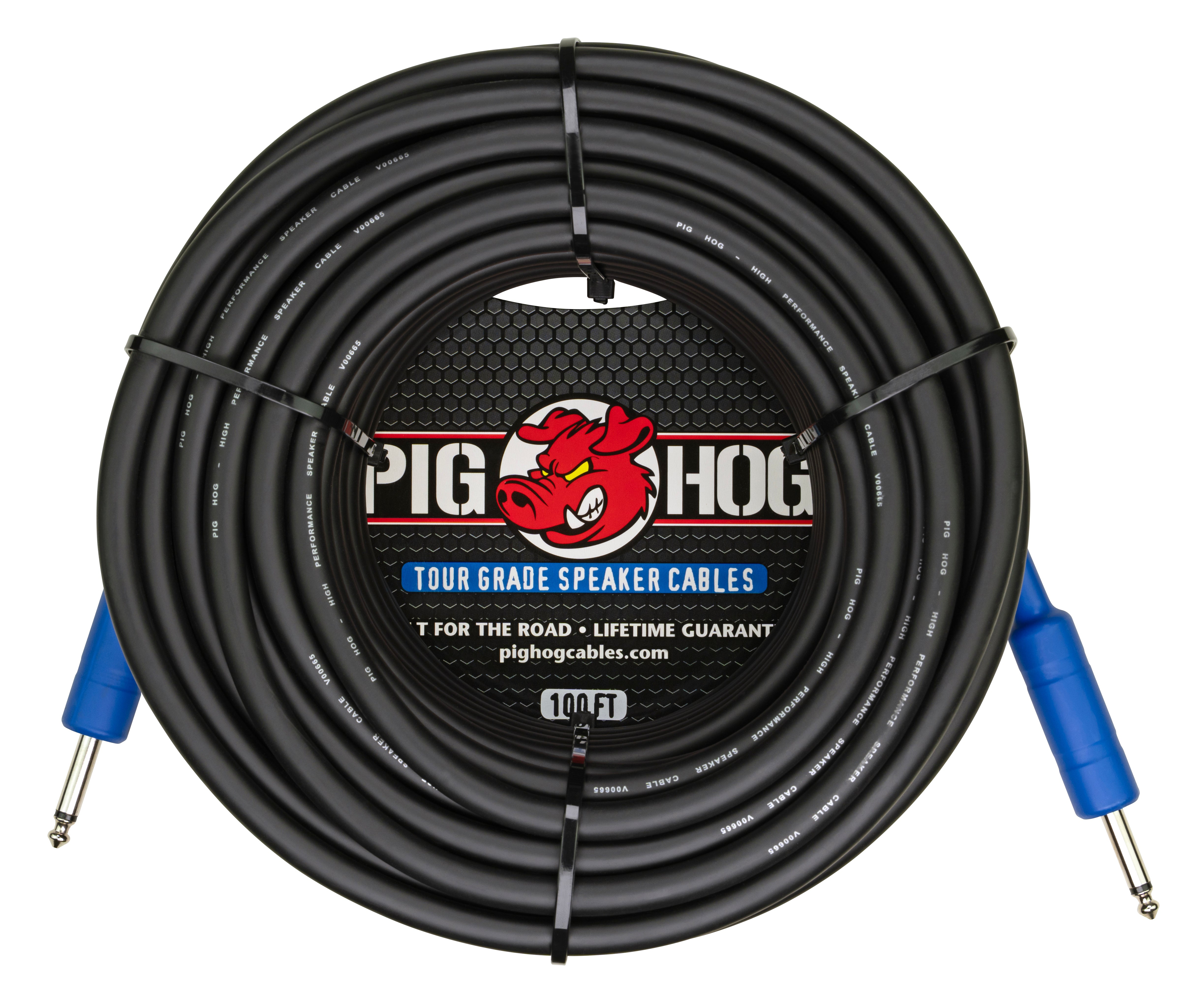 Pig Hog 9.2mm Speaker Cable, 100ft (14 gauge wire)