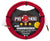 Hex Series Silent Cable 10 ft Candy Apple Red, Right Angle