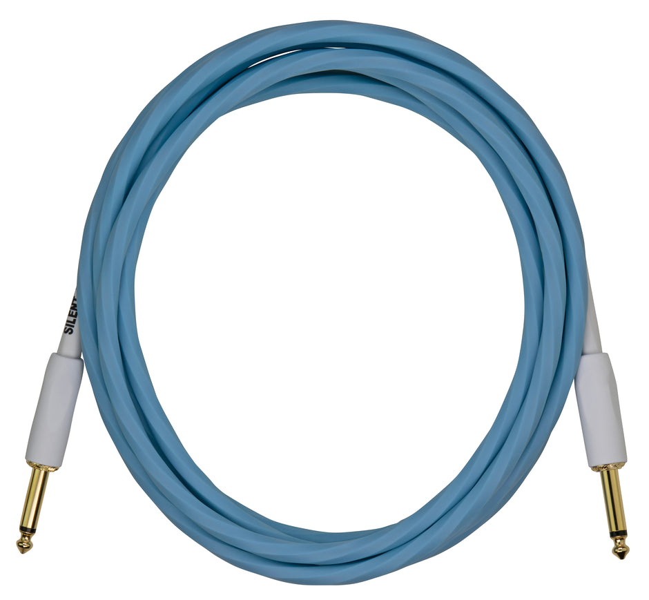 Hex Series Silent Cable 10 ft Daphne Blue