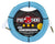 Hex Series Silent Cable 18.6 ft Daphne Blue, Right Angle