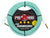 Hex Series Silent Cable 18.6 ft Seafoam Green, Right Angle
