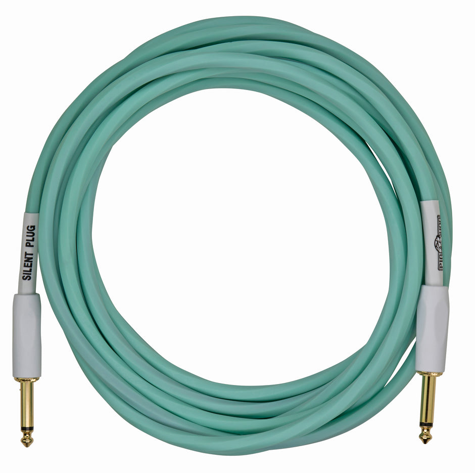 Hex Series Silent Cable 18.6 ft Seafoam Green