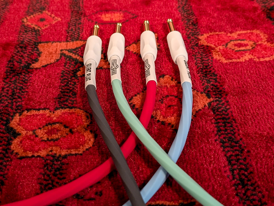 Hex Series Silent Cable 10 ft Daphne Blue