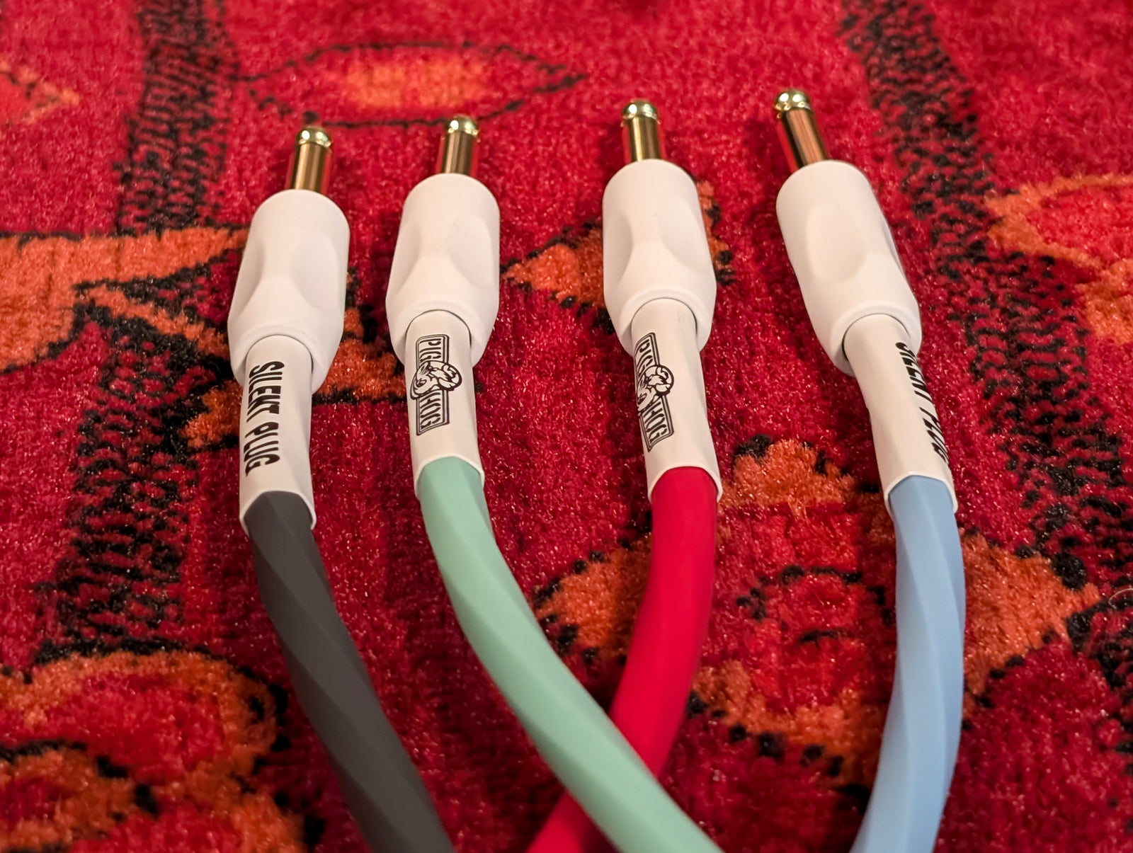 Hex Series Silent Cable 18.6 ft Daphne Blue