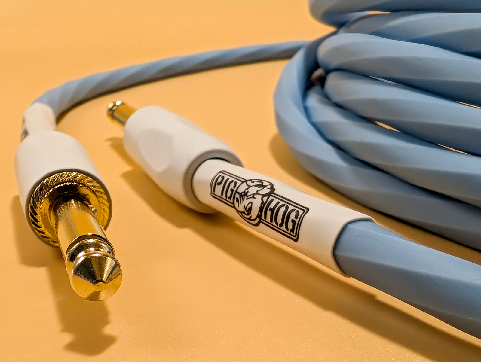 Hex Series Silent Cable 10 ft Daphne Blue