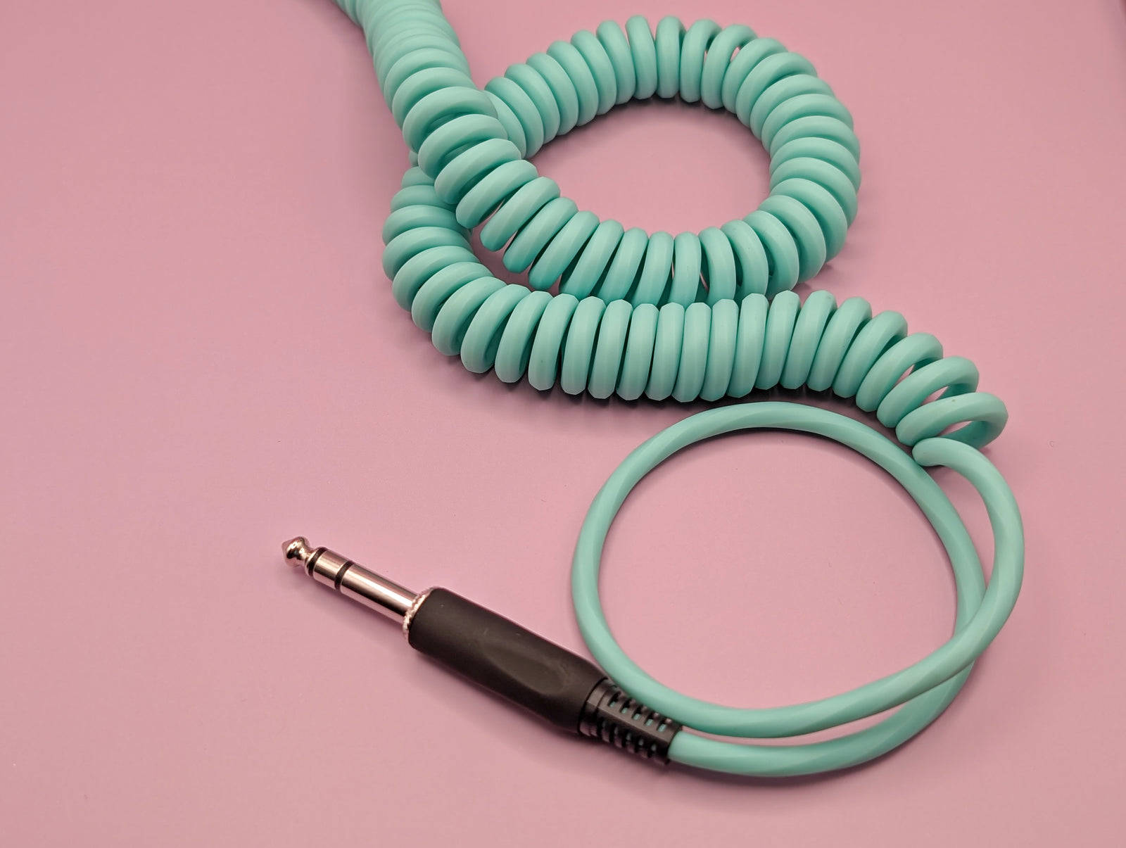 Hex Coiled Headphone Extension Cable, 1/4
