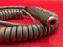 Hex Coiled Headphone Extension Cable, 1/4" - 15ft - Charcoal Grey