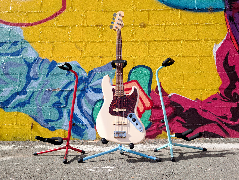 Pig Hog Guitar Stand, Seafoam Green