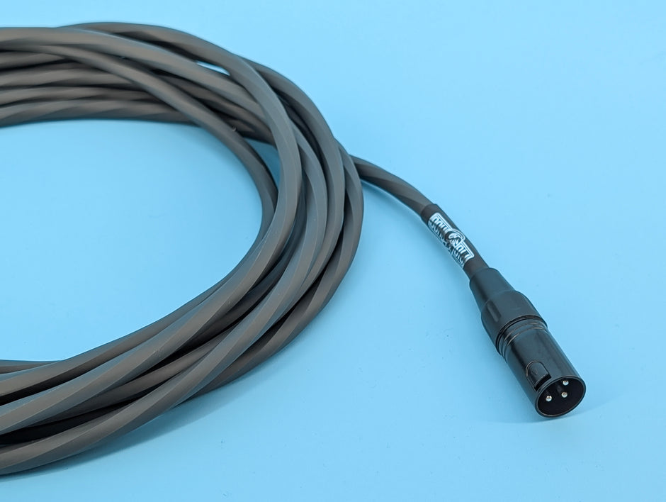Pig Hog Hex Series Mic Cable, 30ft - Grey