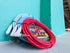 Hex Series Silent Cable 18.6 ft Candy Apple Red, Right Angle