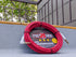 Hex Series Silent Cable 10 ft Candy Apple Red, Right Angle