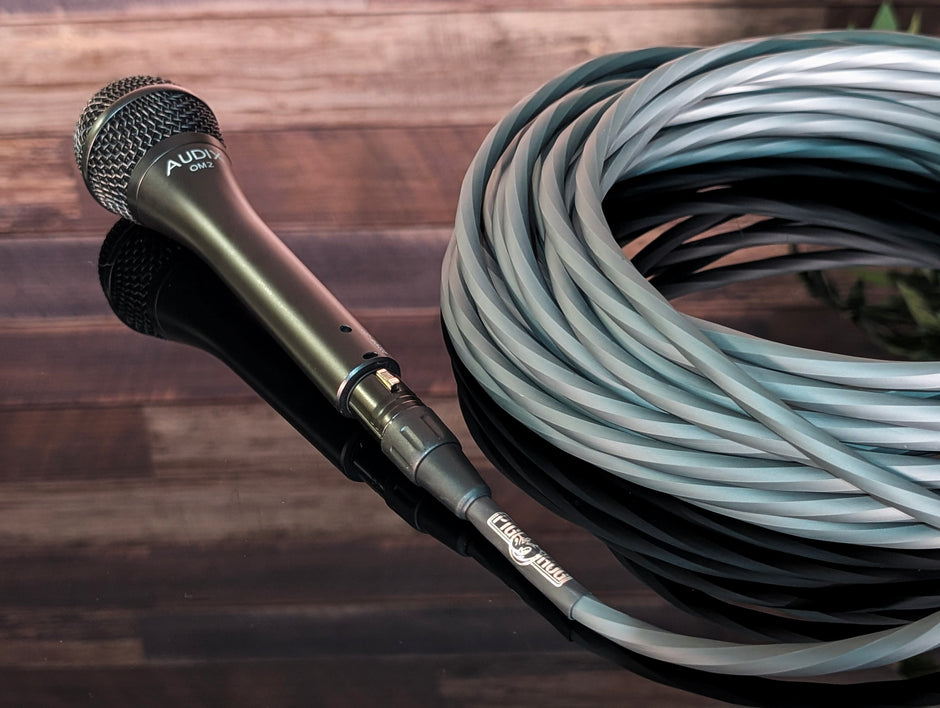 Pig Hog Hex Series Mic Cable, 50ft - Grey