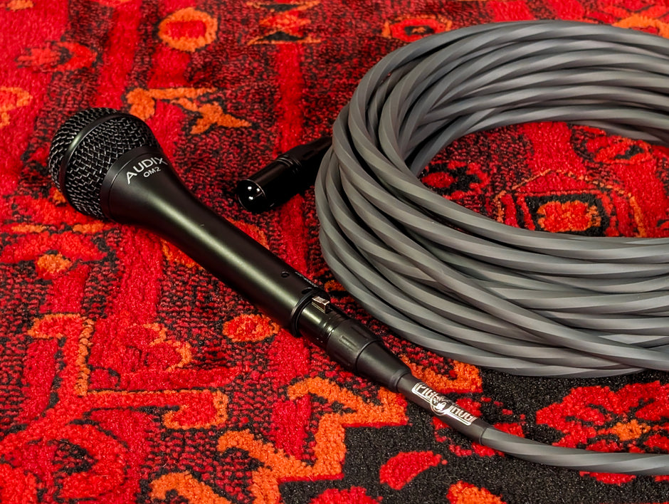 Pig Hog Hex Series Mic Cable, 50ft - Grey