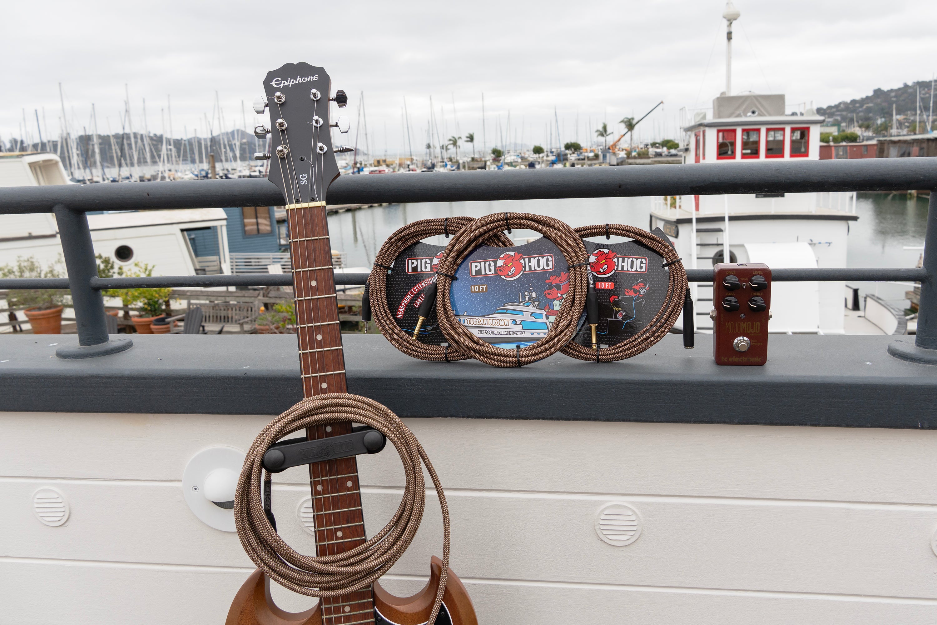 Pig Hog "Tuscan Brown" Instrument Cable, 20ft