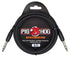 Pig Hog 6ft 1/4" TRS - 1/4" TRS Cable