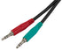 PH 6" Gaming Headset adapter, 3.5mm TRRS (F) to dual 3.5mm TRS (M)