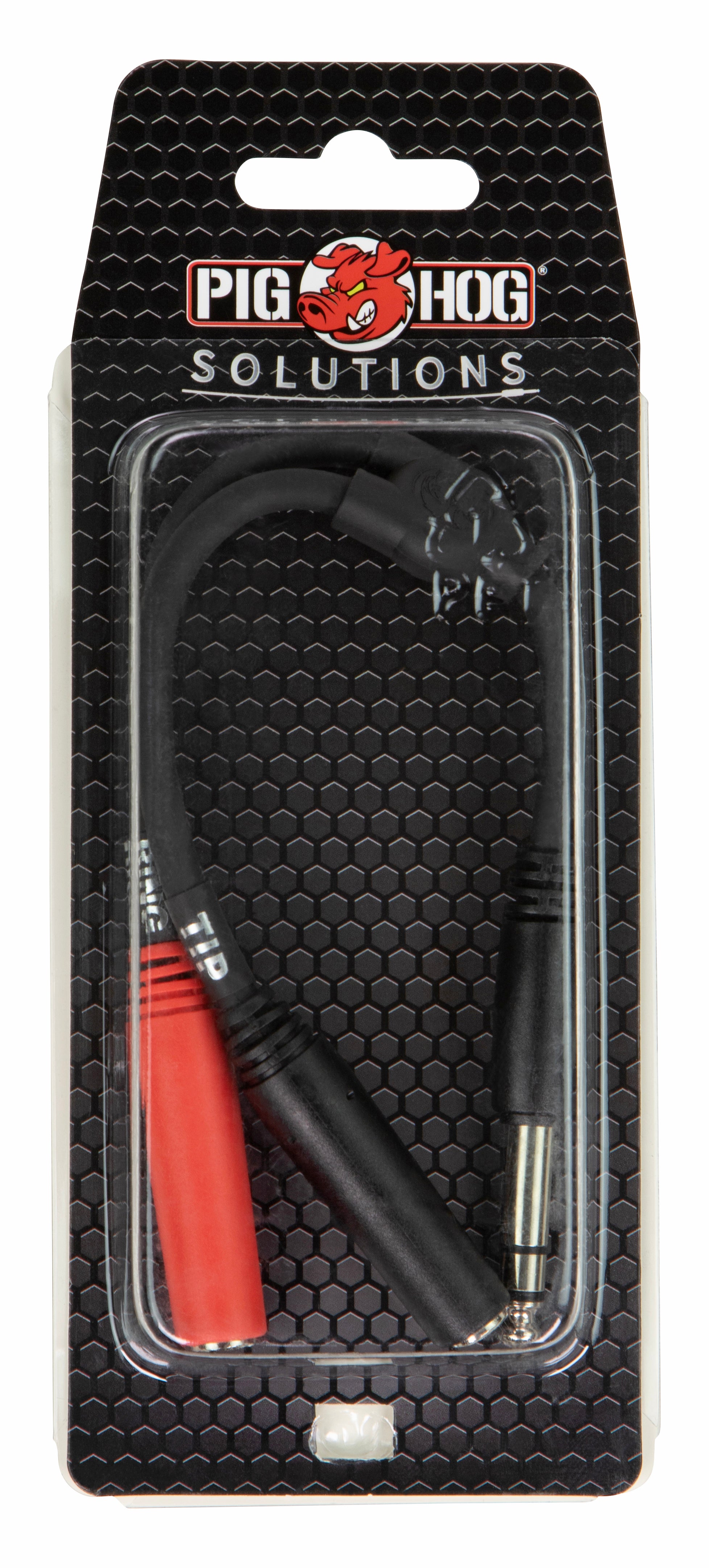 Pig Hog Solutions - 6" Y Cable, Stereo 1/4"(M)-Dual Mono 1/4"(F)