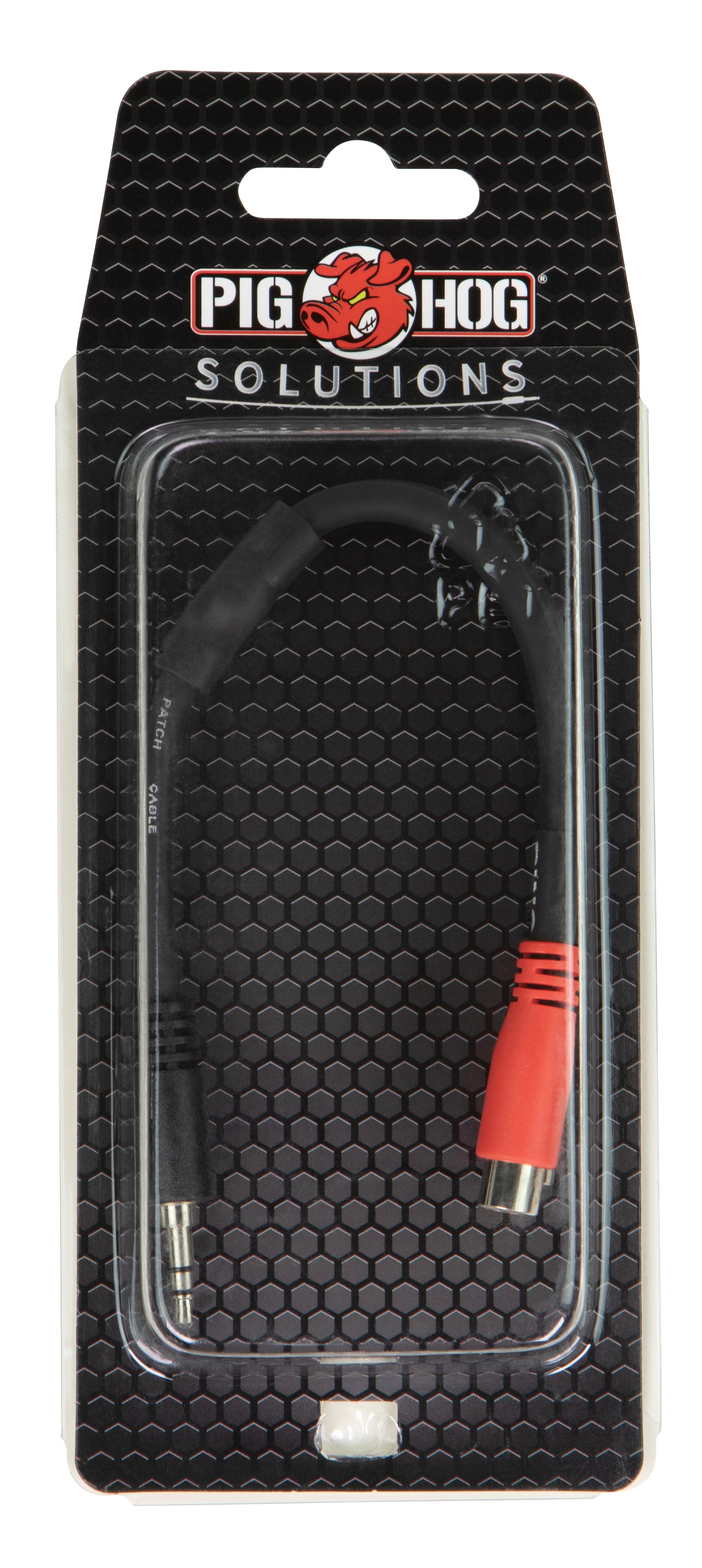 Pig Hog Solutions - 6" Y Cable, Stereo 3.5mm(M)-Dual RCA(F)