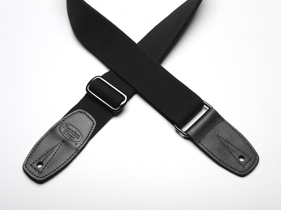 Merino Wool Guitar Strap, Black