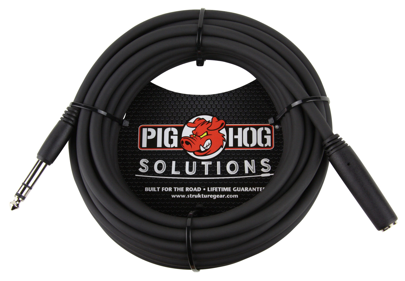 Pig Hog Solutions - 25ft Headphone Extension Cable, 1/4