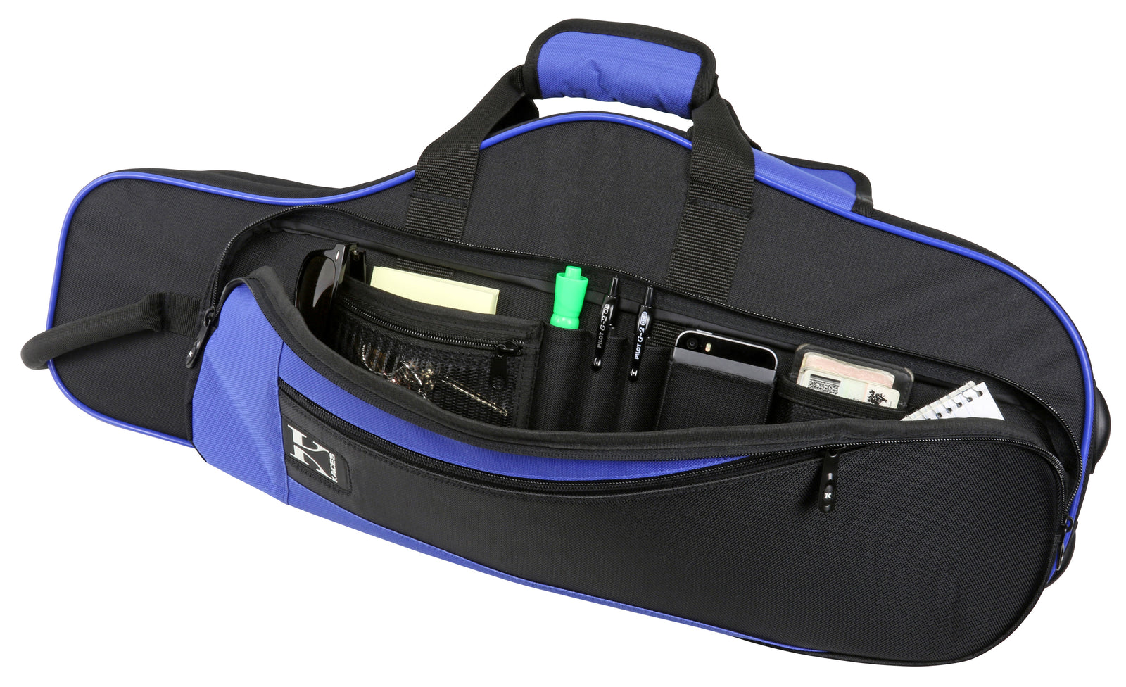 Lightweight Hardshell Alto Sax Case, Blue