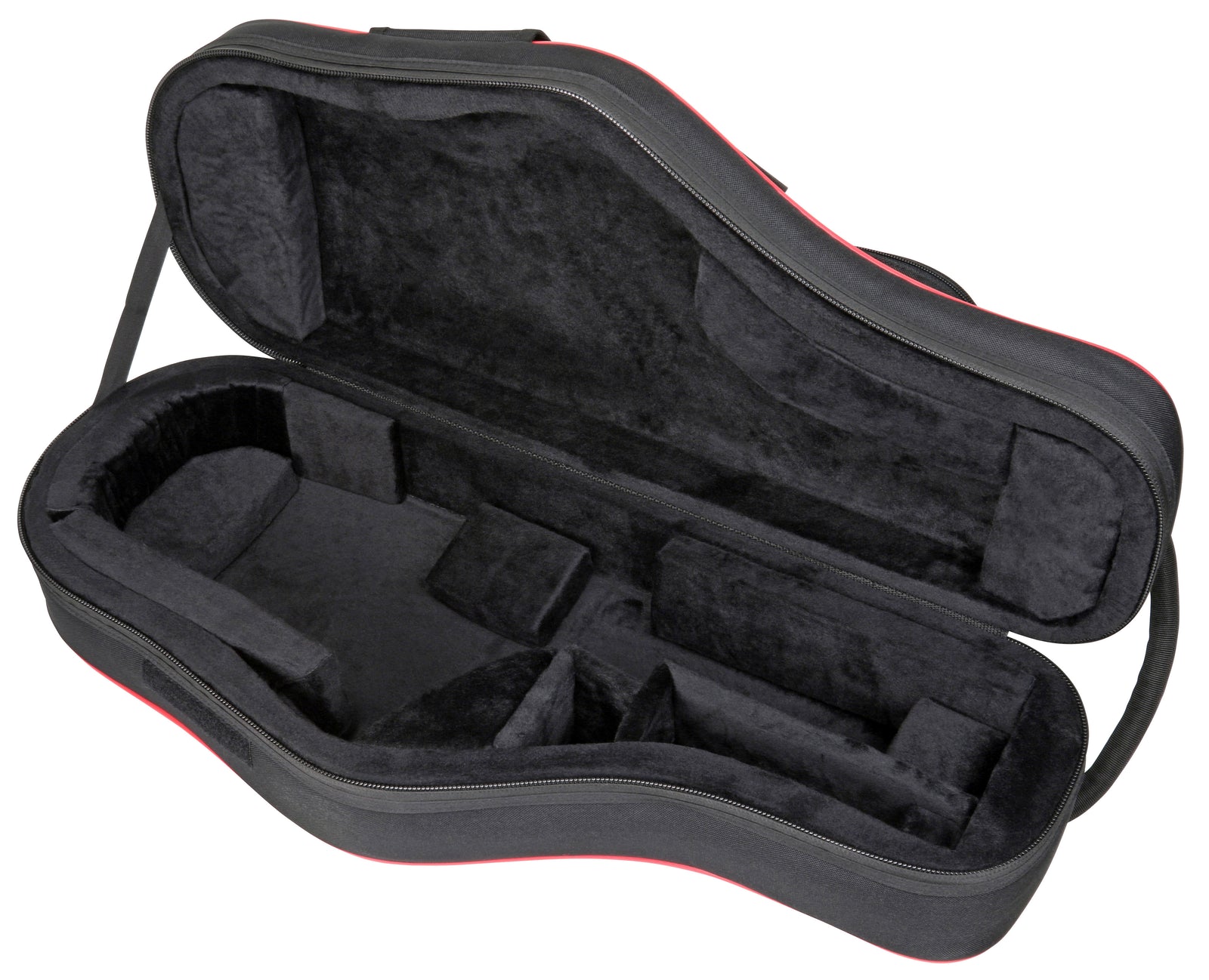 Lightweight Hardshell Alto Sax Case, Red