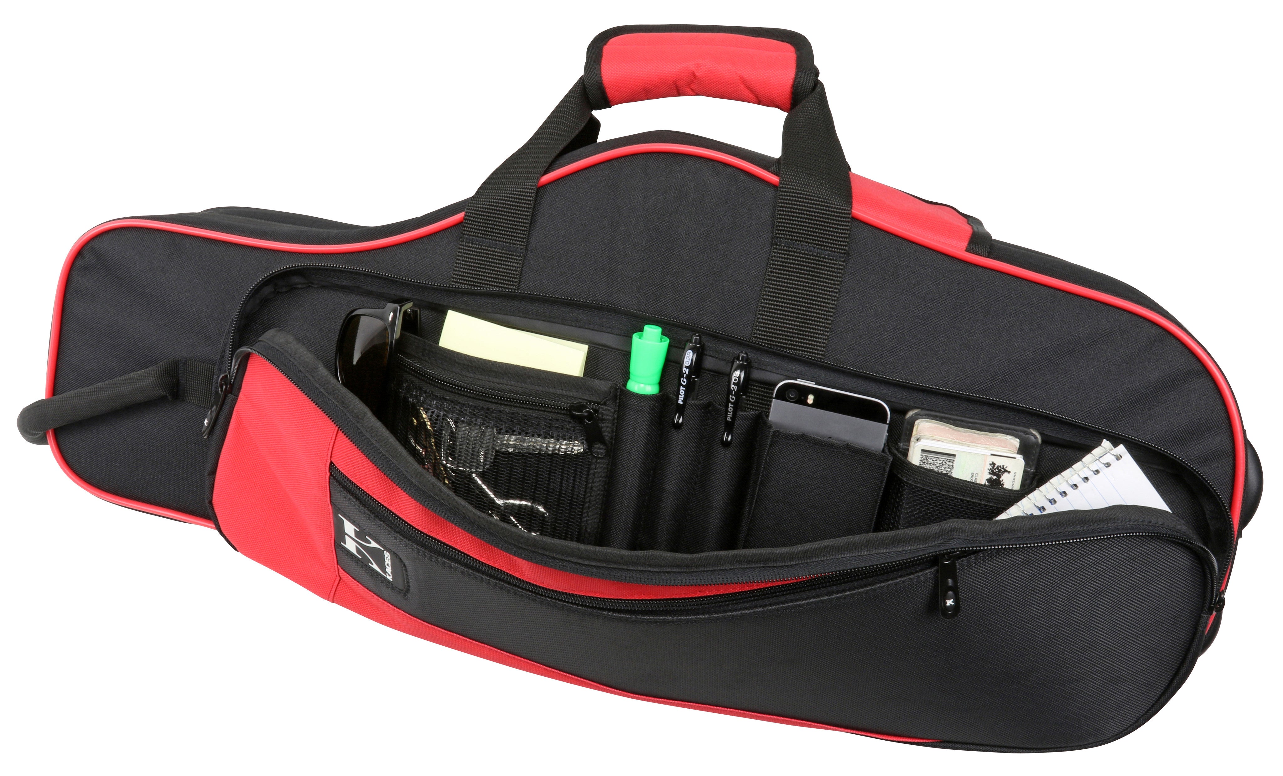 Lightweight Hardshell Alto Sax Case, Red