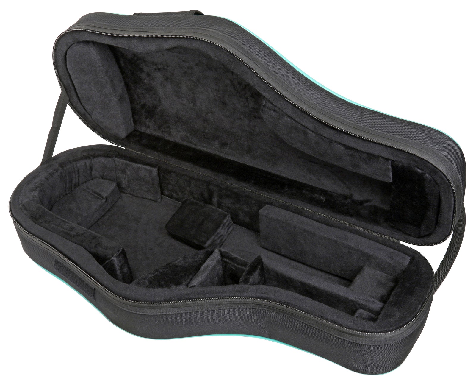 Lightweight Hardshell Alto Sax Case, Teal