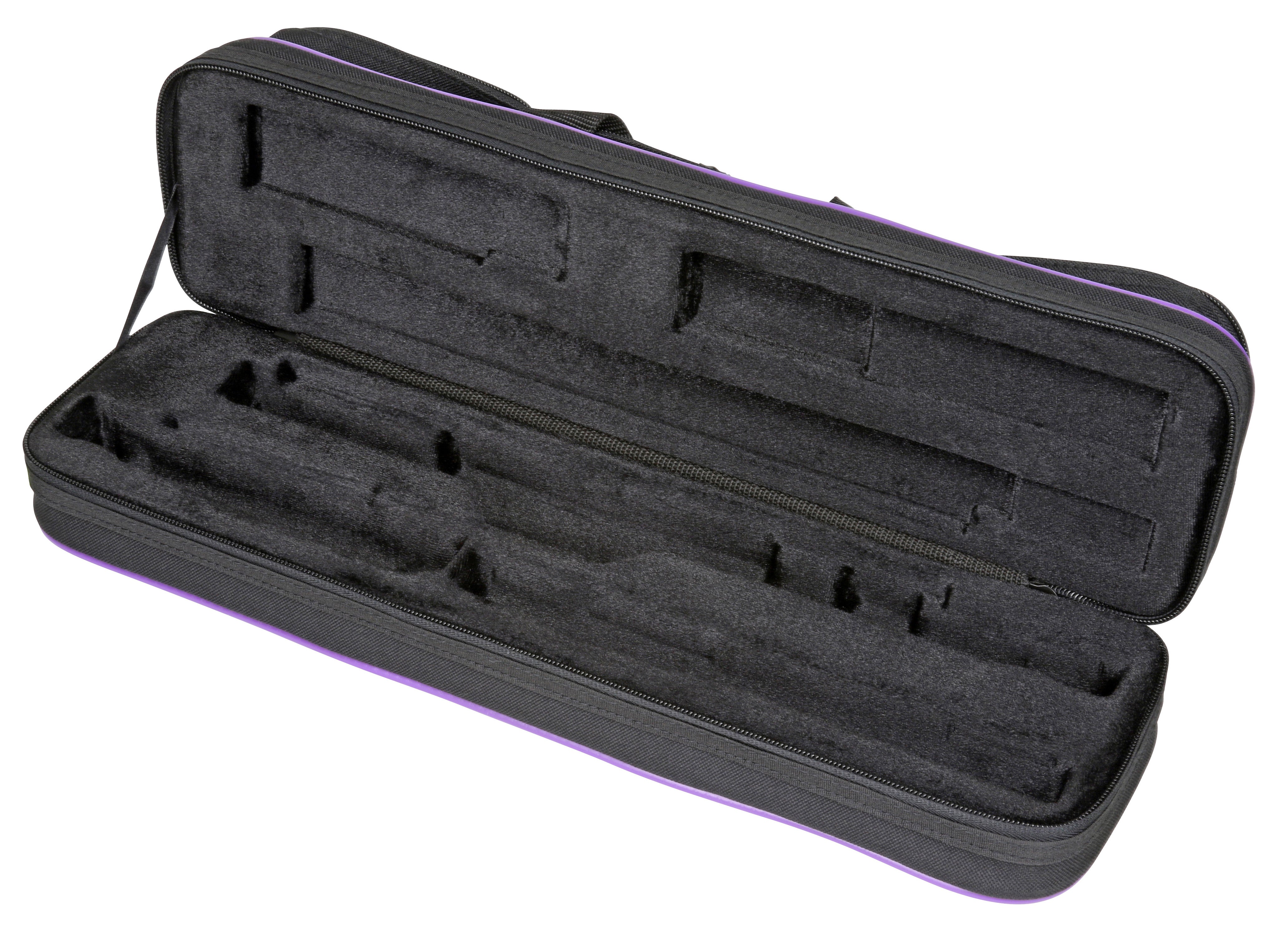 Lightweight Hardshell Flute Case, Purple